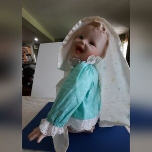 Vintage Porcelain Baby Doll  "Jessica" By Artist Yolanda Bello